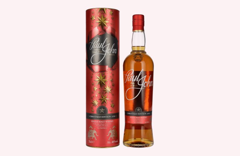 Paul John CHRISTMAS EDITION Indian Single Malt Whisky 2020 46% Vol. 0,7l in Giftbox