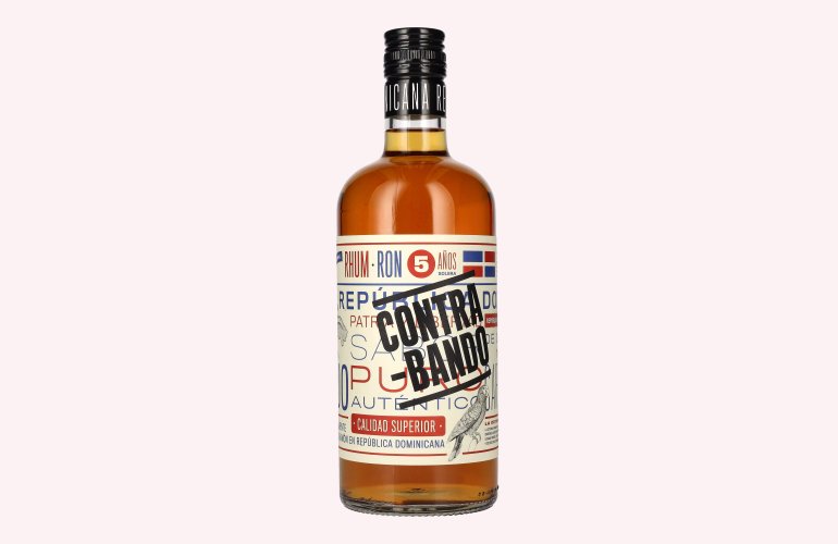 Ron Contra-Bando Calidad Superior 5 Años 38% Vol. 0,7l